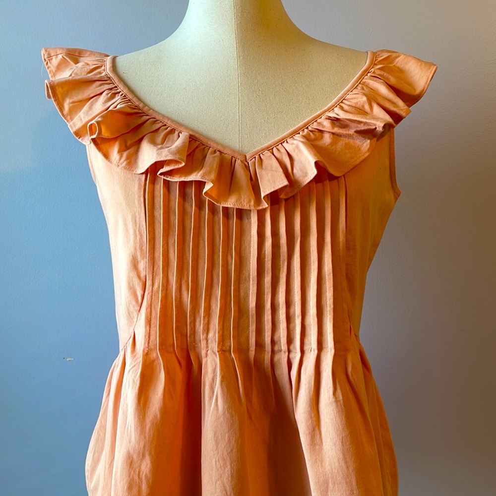 NEW ANN TAYLOR TOP IN BEAUTIFUL PEACH COLOR - Picture 3 of 7